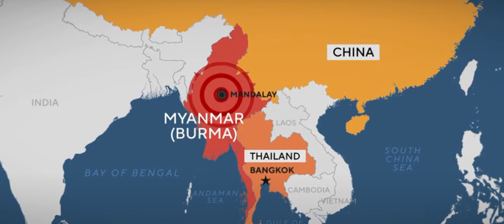 Strong Earthquake Strikes Thailand-Myanmar Border, Tremors Felt in Bangkok 2 A powerful earthquake shakes Thailand and Myanmar, with tremors reaching Bangkok.