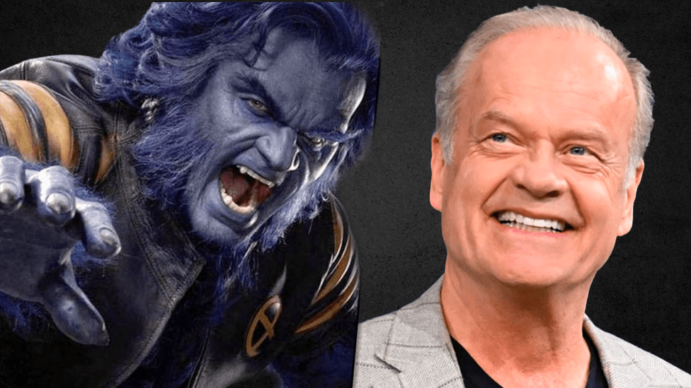 Kelsey Grammer as Beast in Marvel's Avengers: Doomsday, alongside the star-studded MCU cast, including Chris Hemsworth, Vanessa Kirby, Letitia Wright, and Robert Downey Jr. as Doctor Doom.