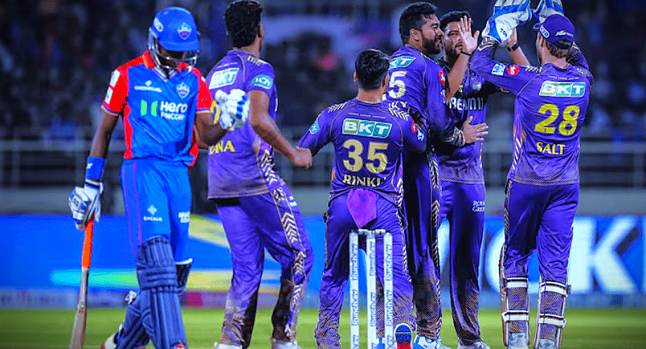 DC vs KKR: Kolkata Knight Riders Dominate as Delhi Capitals Falter Again