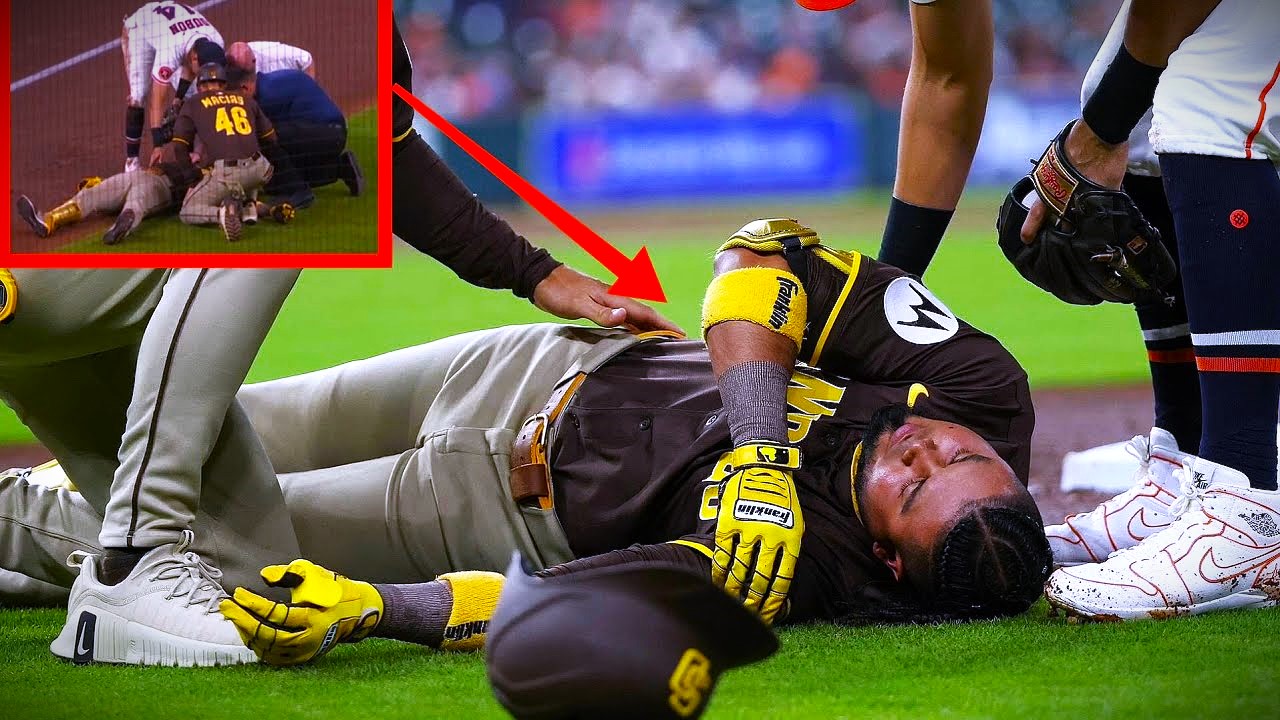 Luis Arraez Injured in Padres vs Astros Game After Collision With Mauricio Dubón